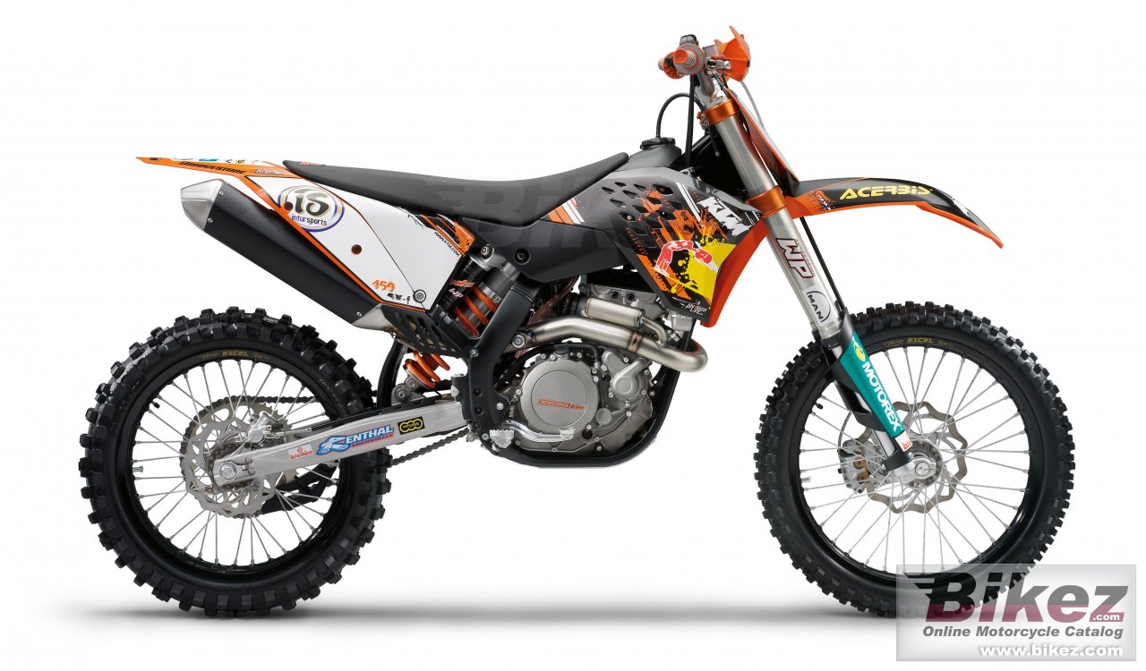Big KTM 450 sx-f picture and wallpaper from Bikez.com